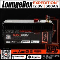 LoungeBox Expedition | 12V LiFePo BT5 + HEATING -30° | Outdoor Accu Camping Caravan #1 300Ah