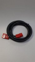 8AWG sheathed wire BLACK 2x Anderson 50a Con. RED