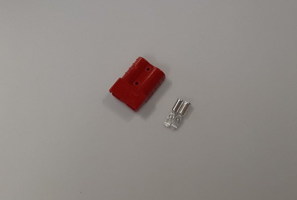 Anderson 50A Red w. CrimpContact for #10-12 AWG Cable