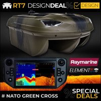 RT7 PRO Design Deal | NATO GREEN | All-In-One Baitboat Set PRO