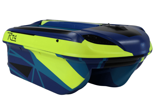 RT4 V3 DEMOBOAT | NEON BLUE - YELLOW | LOWNOISE | STOCK B-WARE