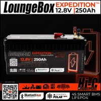 LoungeBox Expedition | 12V LiFePo BT5 + HEATING -30° | Outdoor Accu Camping Caravan #1 250Ah