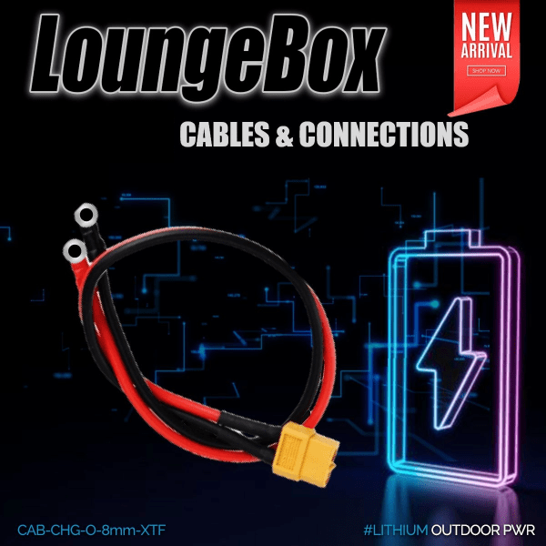 XT-60 Female | 14AWG Power cable 300mm | Ring 8.5mm connector