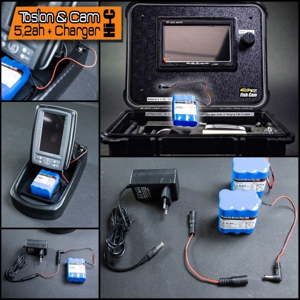 TOSLON LI-ION 12V 5.2AH Battery Charger Set - SET DE CHARGEMENT