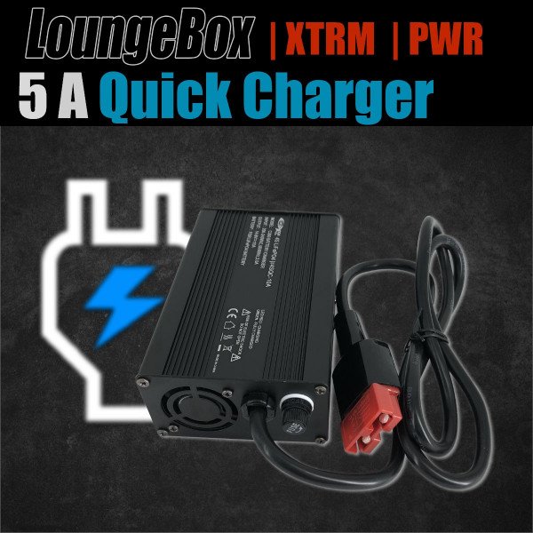 LoungeBox 5A Smart Quick Charger f. 4S LiFepo | Anderson Connector