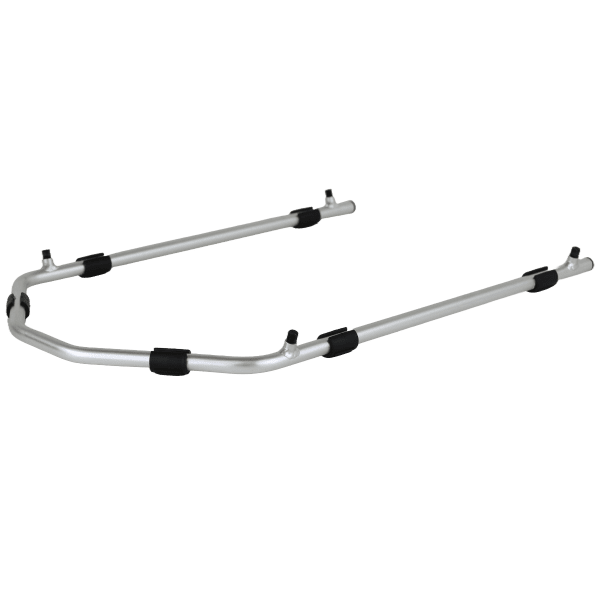 RT4 / RT7 Baitboat Pod COMPACT SILVER MATT met universele bankstick schroefdraad [Levering ZONDER Banksticks.]