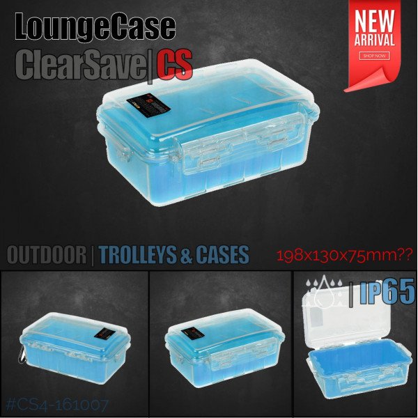 LoungeCase CS4 | Organizer | Clear | 20x13x7,5cm | incl. Silicon