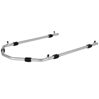 RT4 / RT7 Baitboat Pod COMPACT SILVER MATT avec fil universel de banktick [Livraison SANS Bâtons de banque.]